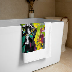 Abstract Serenity Bath Towel