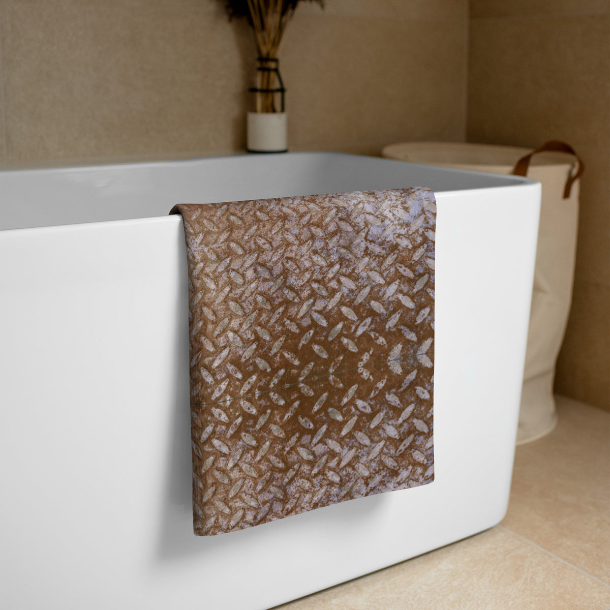 Linen Serenity Texture Premium Bath Towel