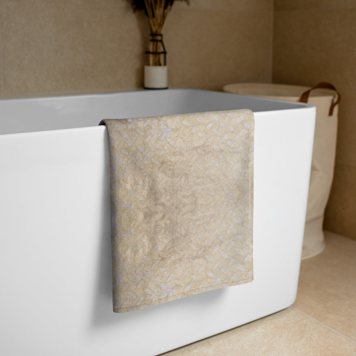 Diamond Jacquard Texture Premium Bath Towel
