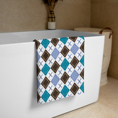 Chic Diamond Charm Bath Towel