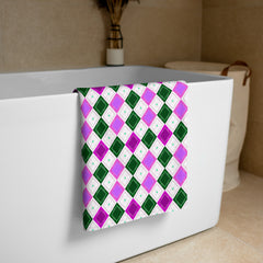 Opulent Diamonds Bath Towel