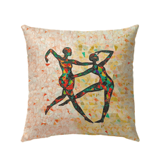 Sultry Women s Dance Expression Outdoor Pillow - Beyond T-shirts