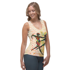 Sultry Women's Dance Expression Sublimation Cut & Sew Tank Top - Beyond T-shirts