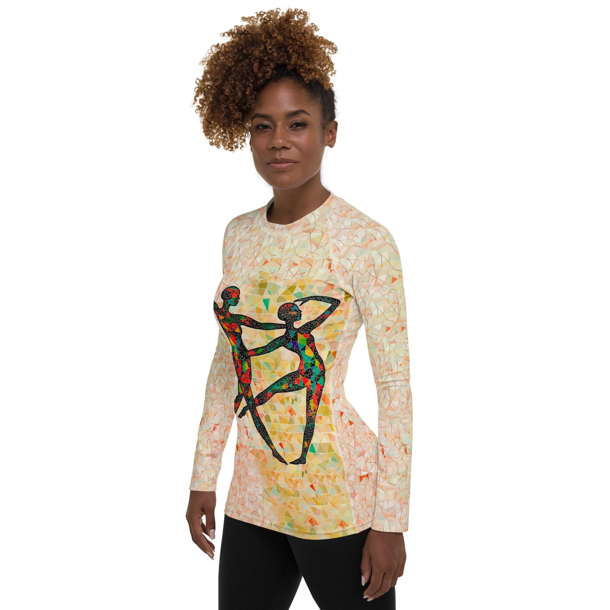 Sultry Women's Dance Expression Women's Rash Guard - Beyond T-shirts