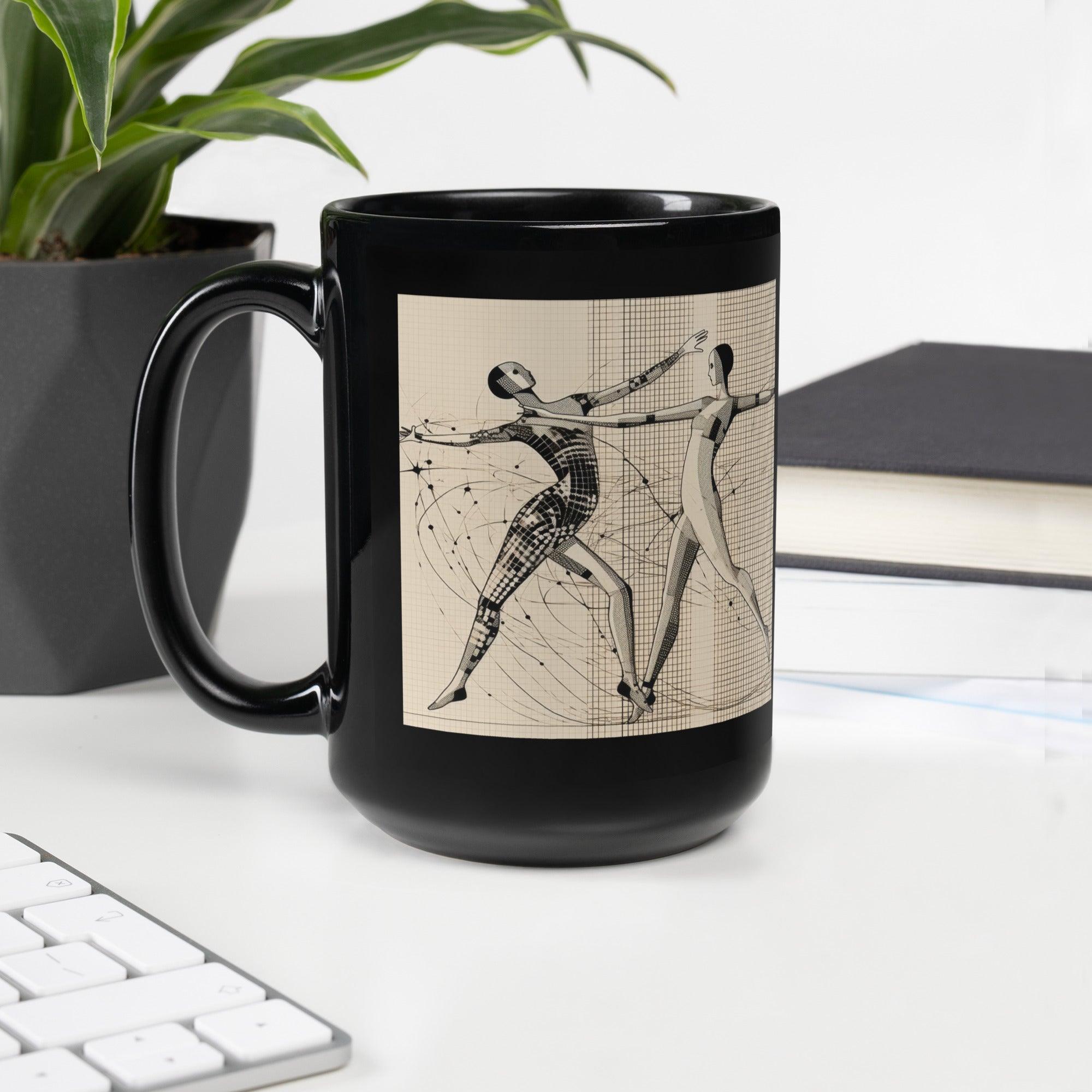 Sultry Women's Dance Style Black Glossy Mug - Beyond T-shirts