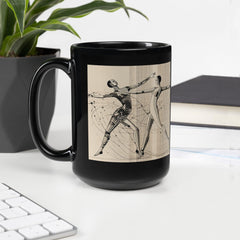 Sultry Women's Dance Style Black Glossy Mug - Beyond T-shirts