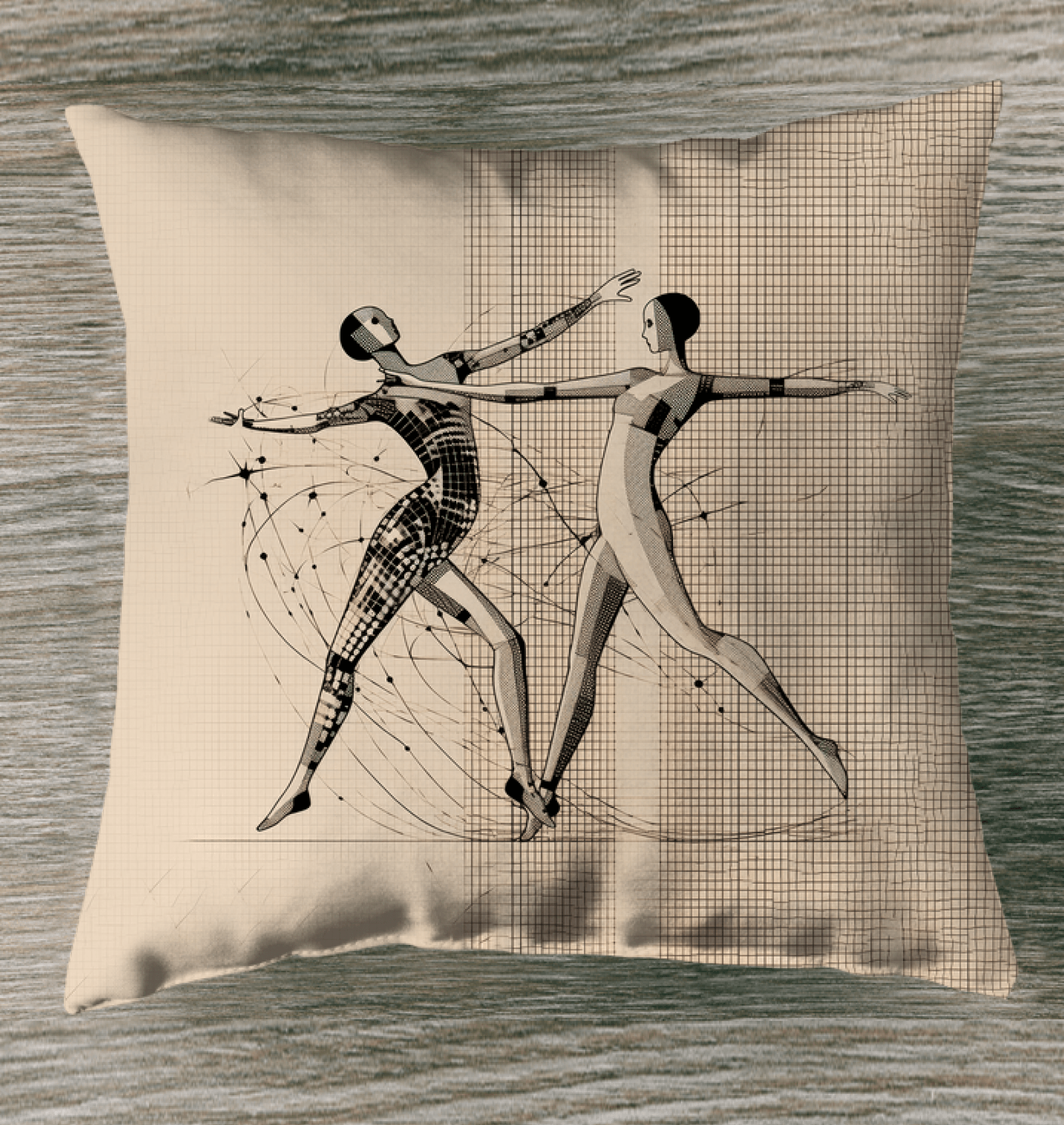 Sultry Women s Dance Style Outdoor Pillow - Beyond T-shirts