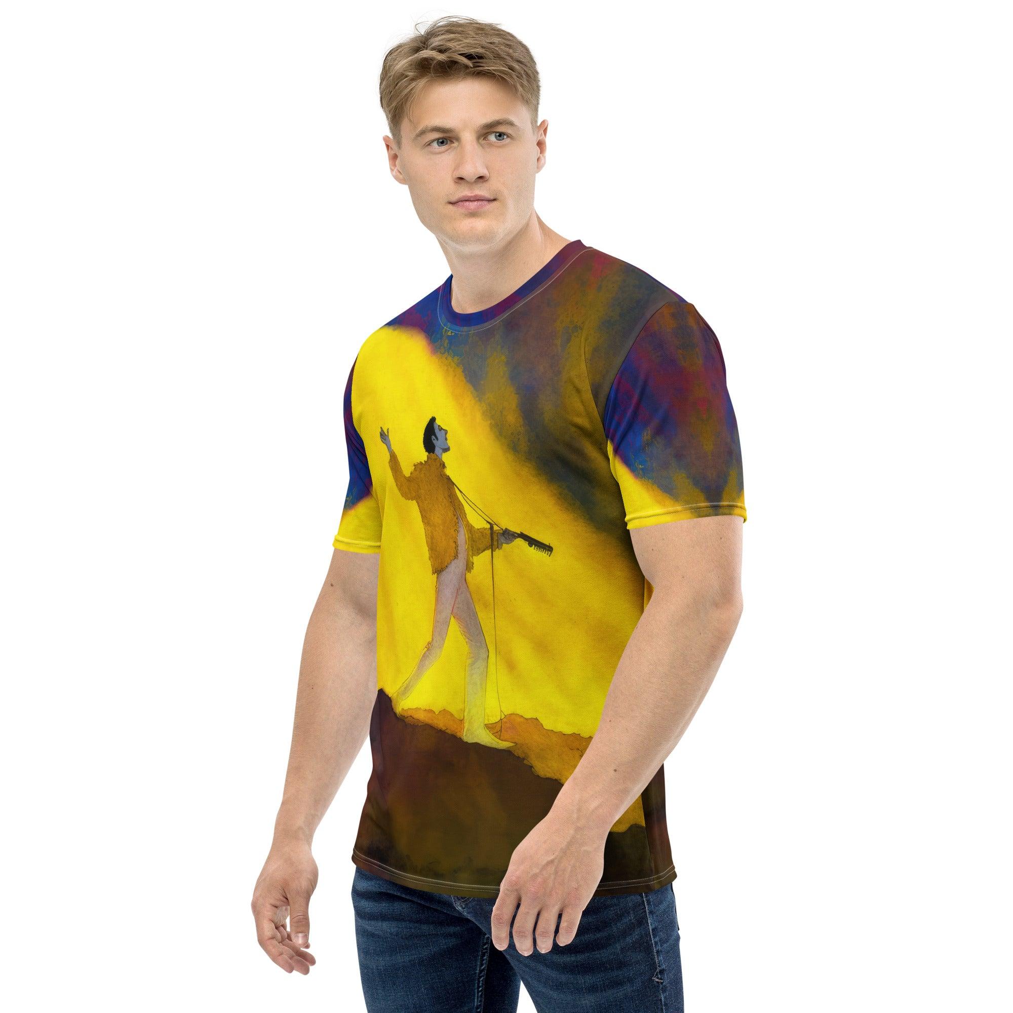 SurArt106 Men's T-Shirt styled for casual wear