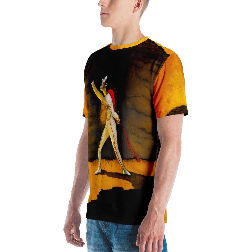 Full view of SurArt107 Men's T-Shirt design and fit