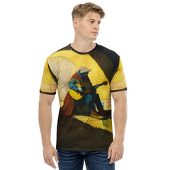 SurArt114 Men's T-Shirt front view on model