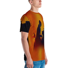 SurArt 93 men's T-shirt, back view showcasing design.