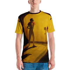 SurArt 99 Men's T-shirt front view with unique graphic design.