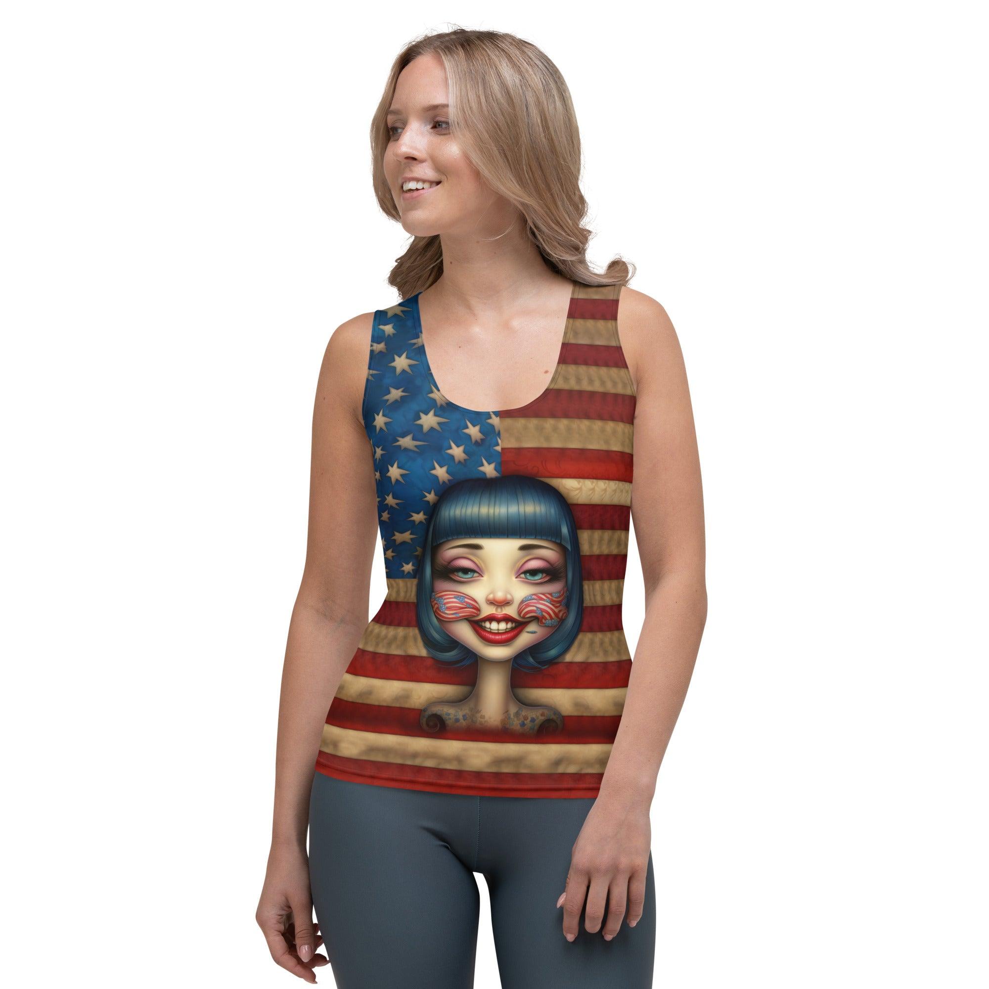 Surreal Seascape Sublimation Cut & Sew Tank Top - Beyond T-shirts