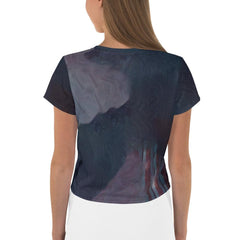 Surreal Symphony All-Over Print Crop Tee - Beyond T-shirts