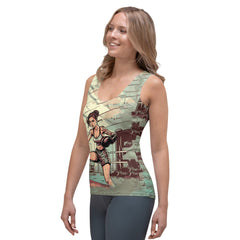 Sweat Is Just Fat Crying Sublimation Cut & Sew Tank Top - Beyond T-shirts