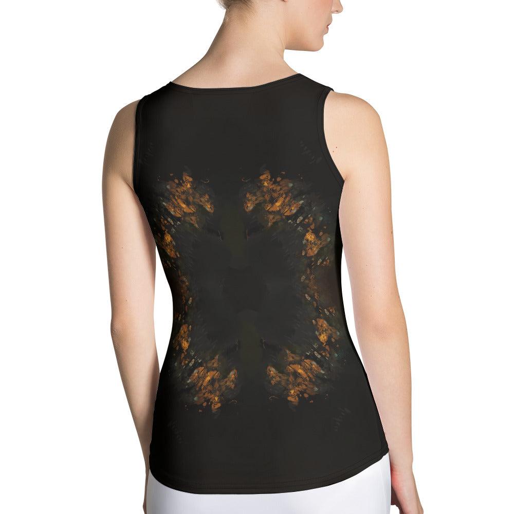 Sweat, Strength, Determination Sublimation Cut & Sew Tank Top - Beyond T-shirts