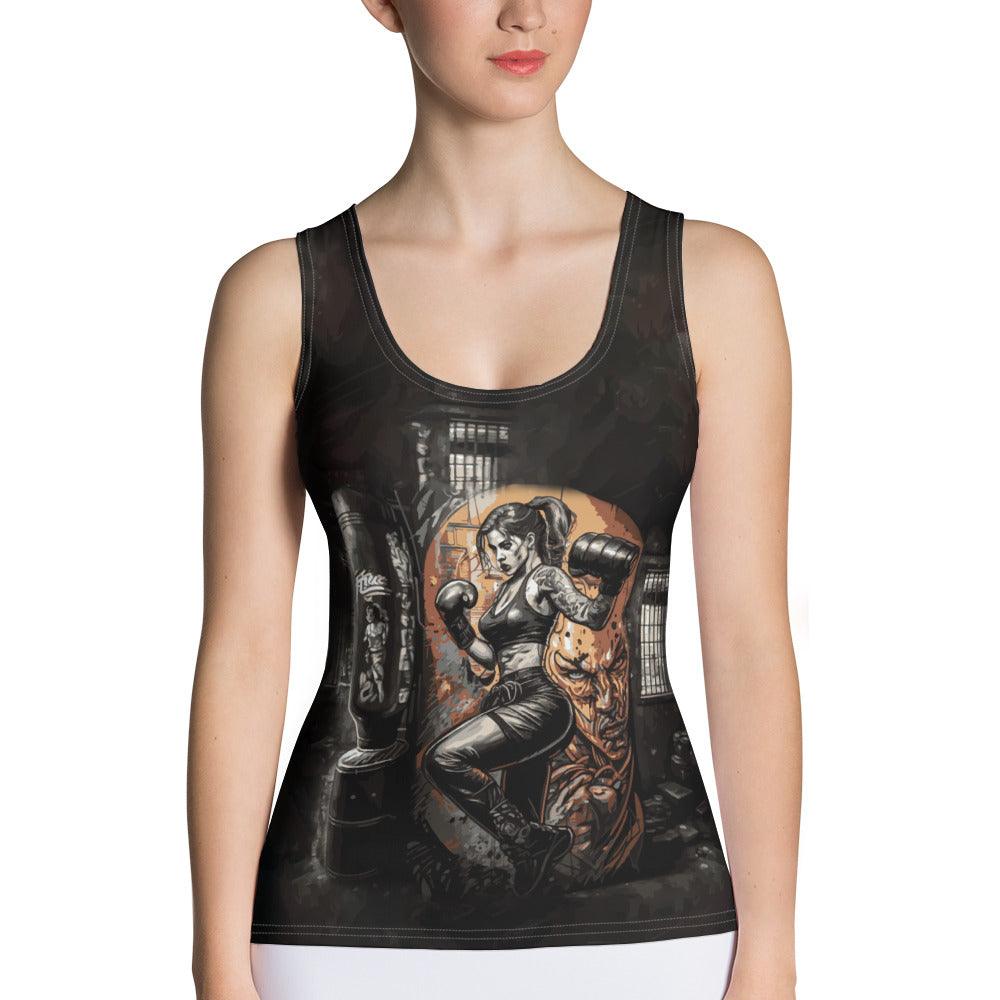 Sweat Struggle And Succeed Sublimation Cut & Sew Tank Top - Beyond T-shirts