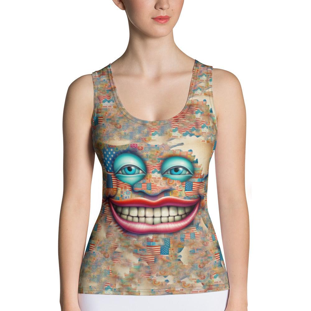 The American Dream Sublimation Cut & Sew Tank Top - Beyond T-shirts