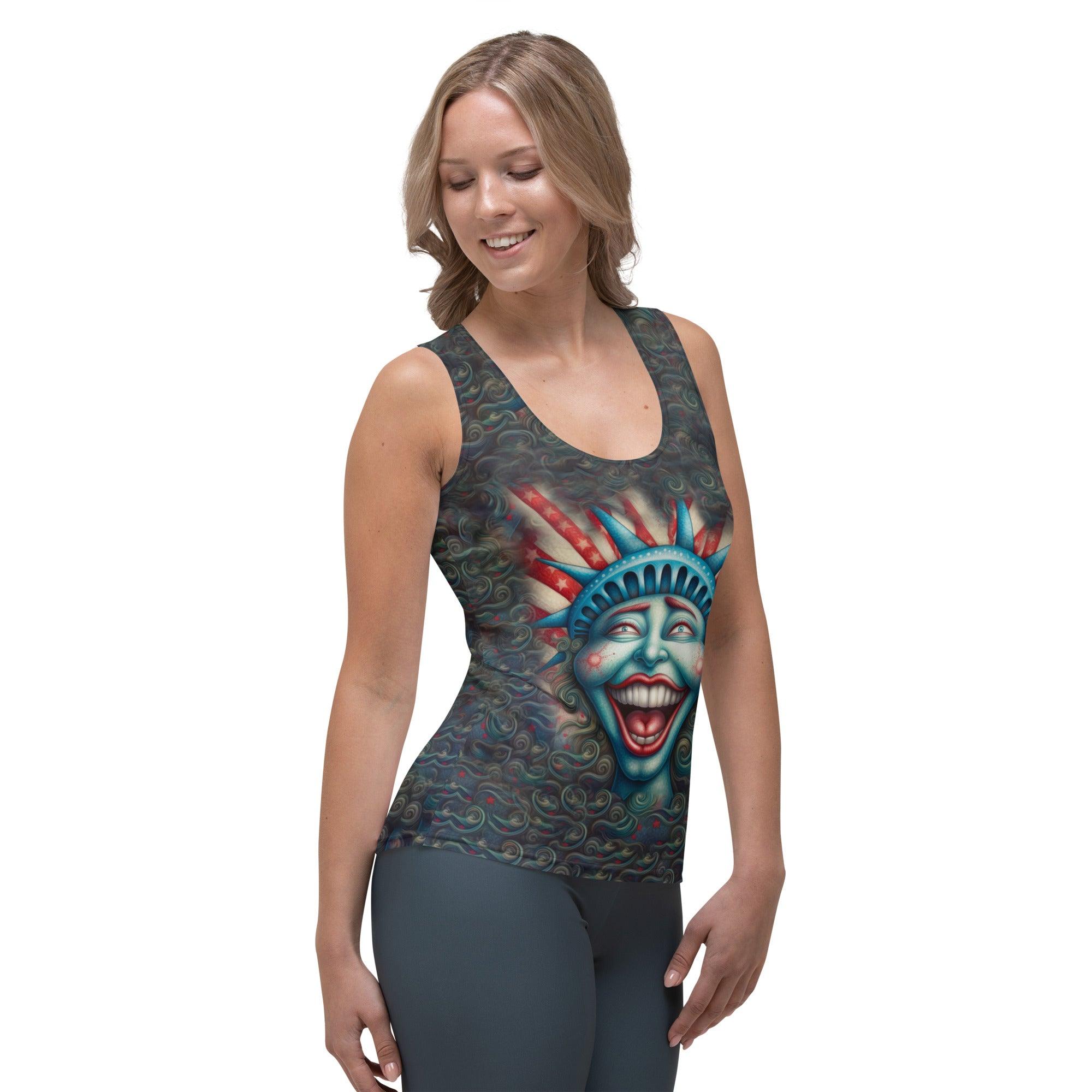 The American Experience Sublimation Cut & Sew Tank Top - Beyond T-shirts