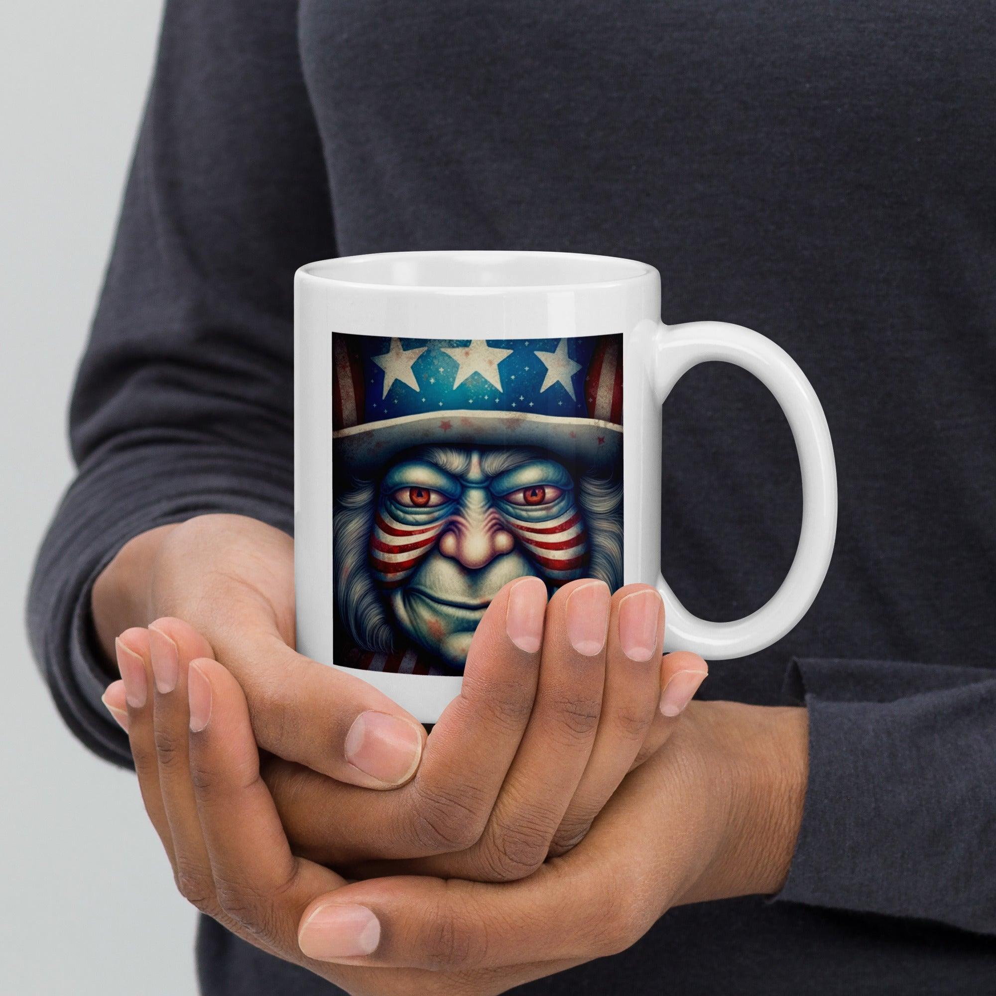 The American Experiment White Glossy Mug - Beyond T-shirts