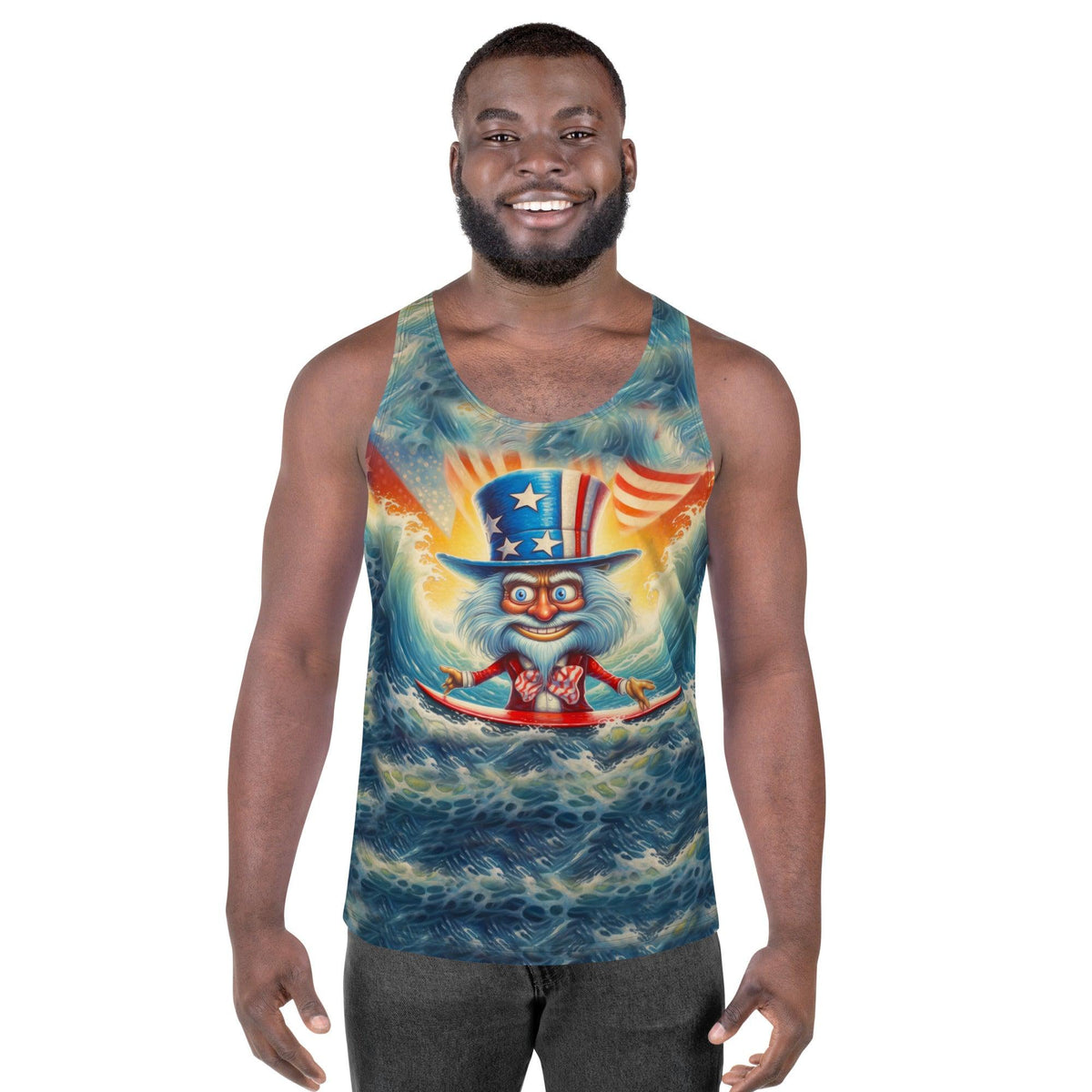 The American Frontier Men's Tank Top - Beyond T-shirts