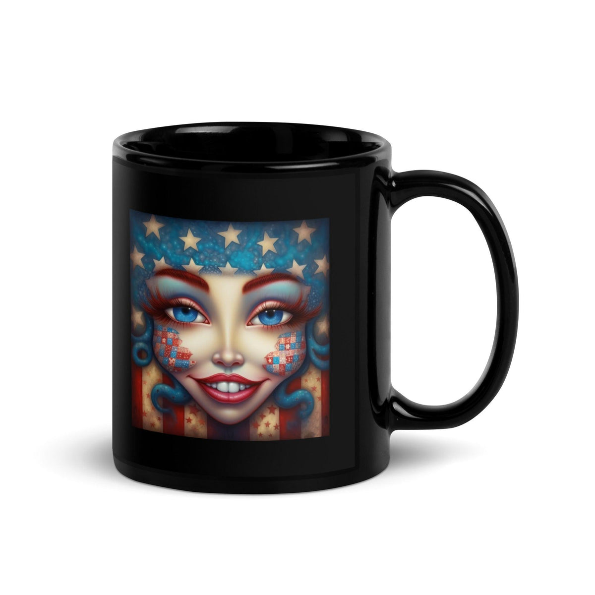 The American Legacy Black Glossy Mug - Beyond T-shirts