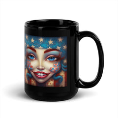 The American Legacy Black Glossy Mug - Beyond T-shirts