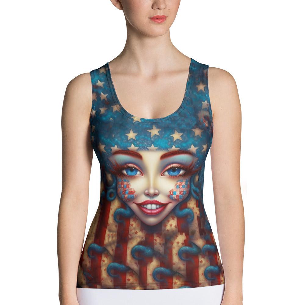 The American Legacy Sublimation Cut & Sew Tank Top - Beyond T-shirts