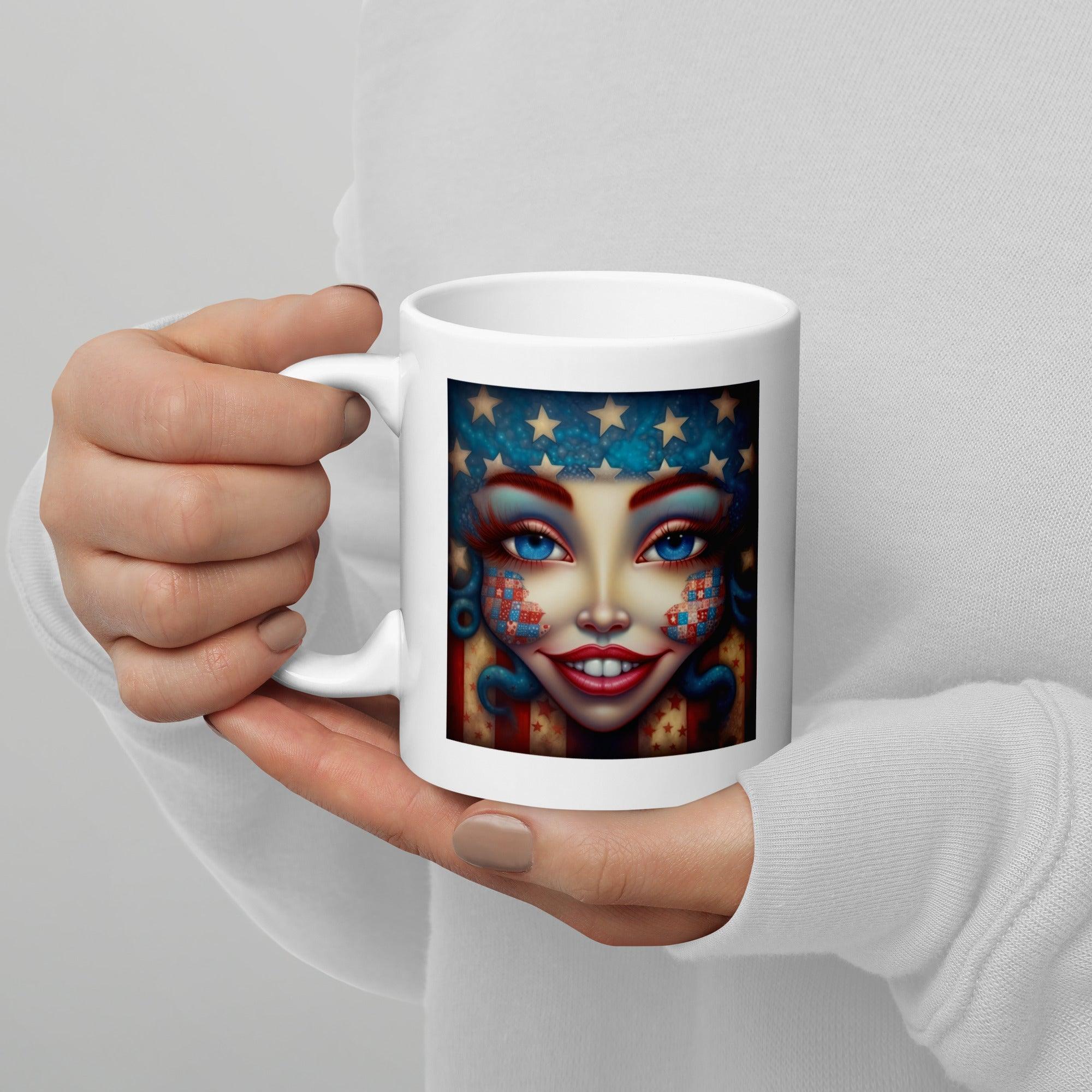 The American Legacy White Glossy Mug - Beyond T-shirts