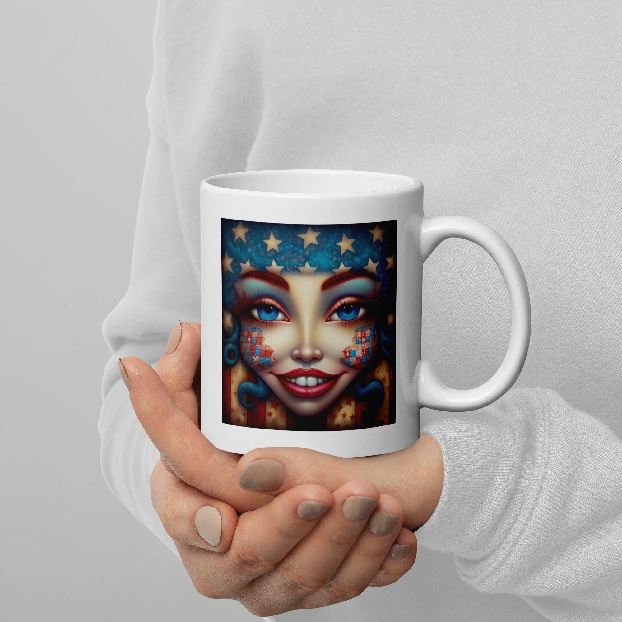 The American Legacy White Glossy Mug - Beyond T-shirts