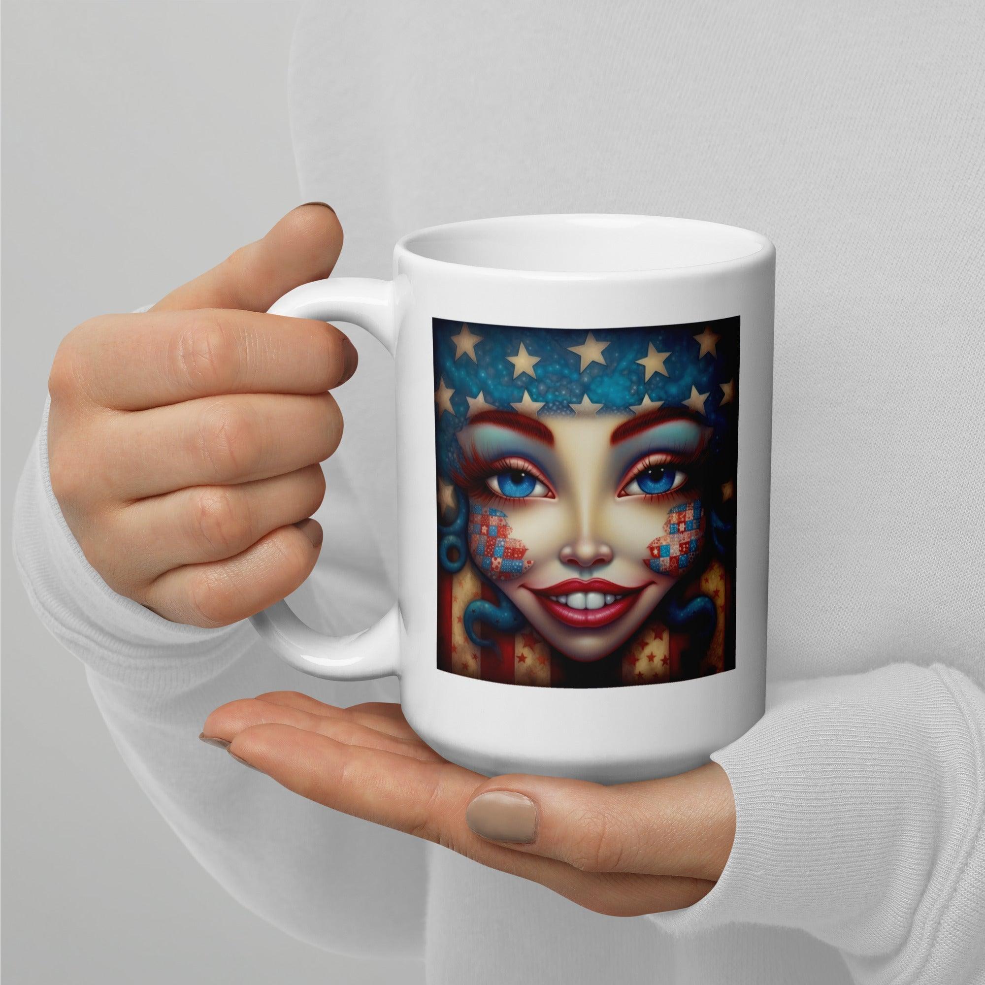 The American Legacy White Glossy Mug - Beyond T-shirts