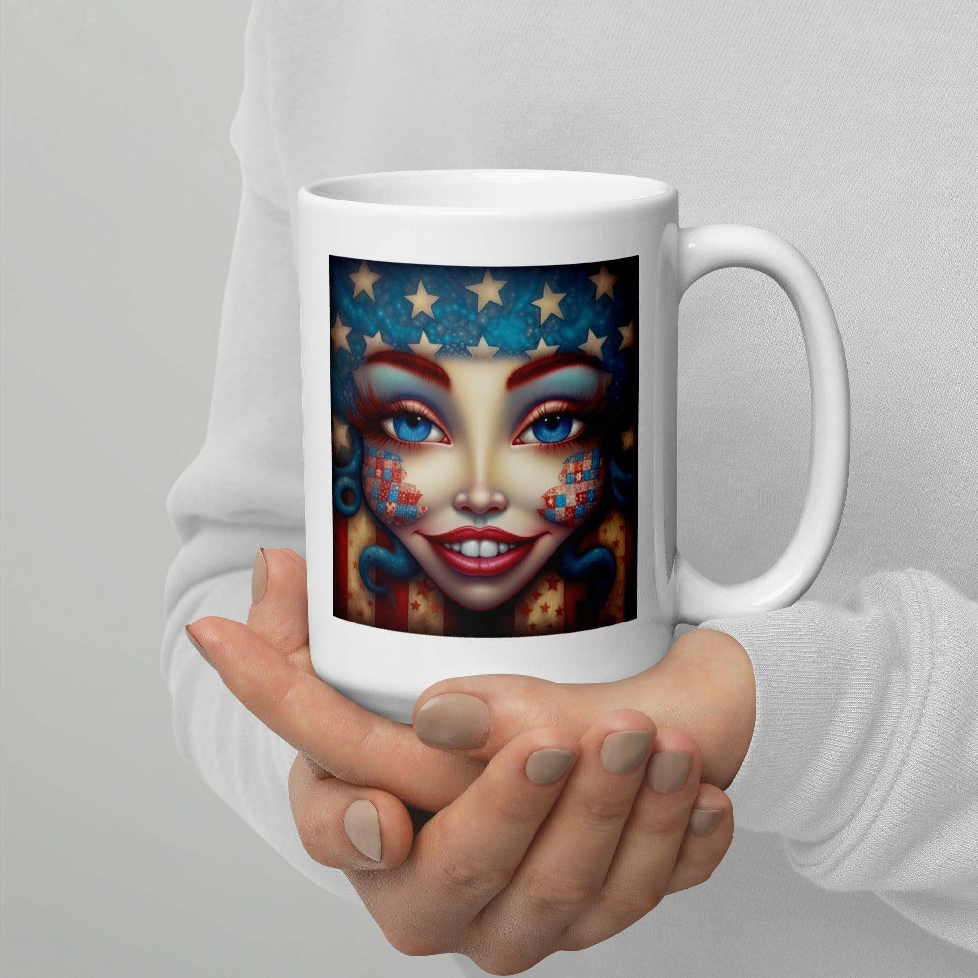 The American Legacy White Glossy Mug - Beyond T-shirts