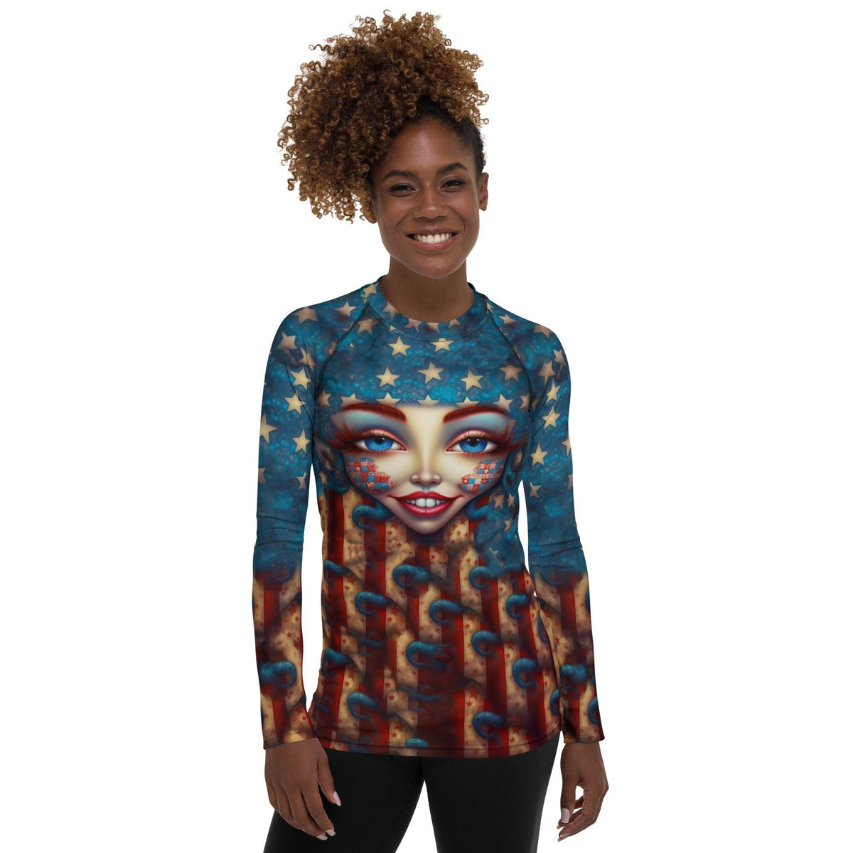 The American Legacy Women's Rash Guard - Beyond T-shirts