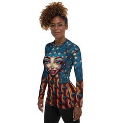 The American Legacy Women's Rash Guard - Beyond T-shirts