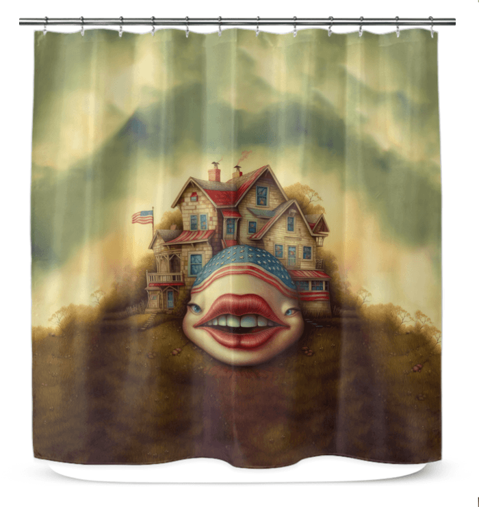 The American Way Shower Curtain - Beyond T-shirts