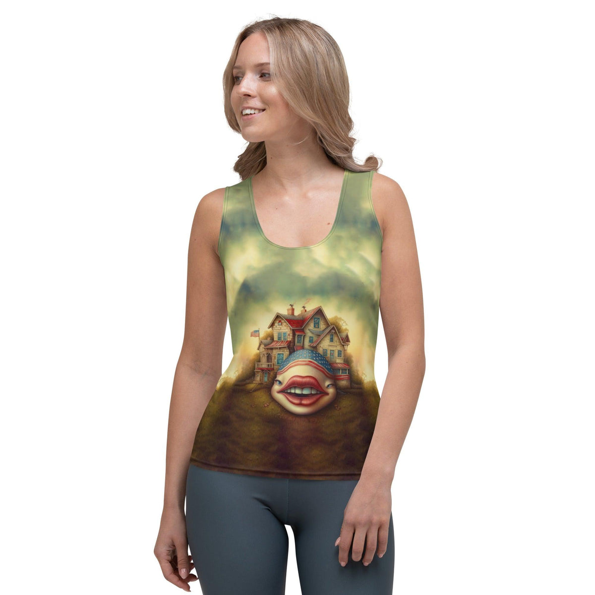 The American Way Sublimation Cut & Sew Tank Top - Beyond T-shirts