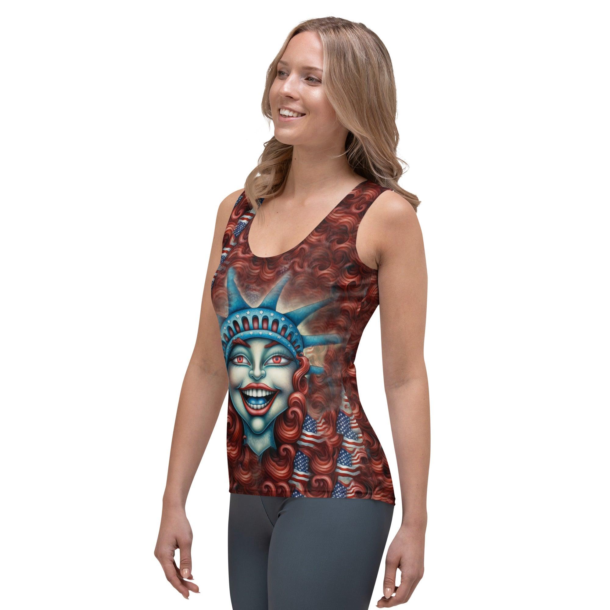 The American Way Sublimation Cut & Sew Tank Top - Beyond T-shirts