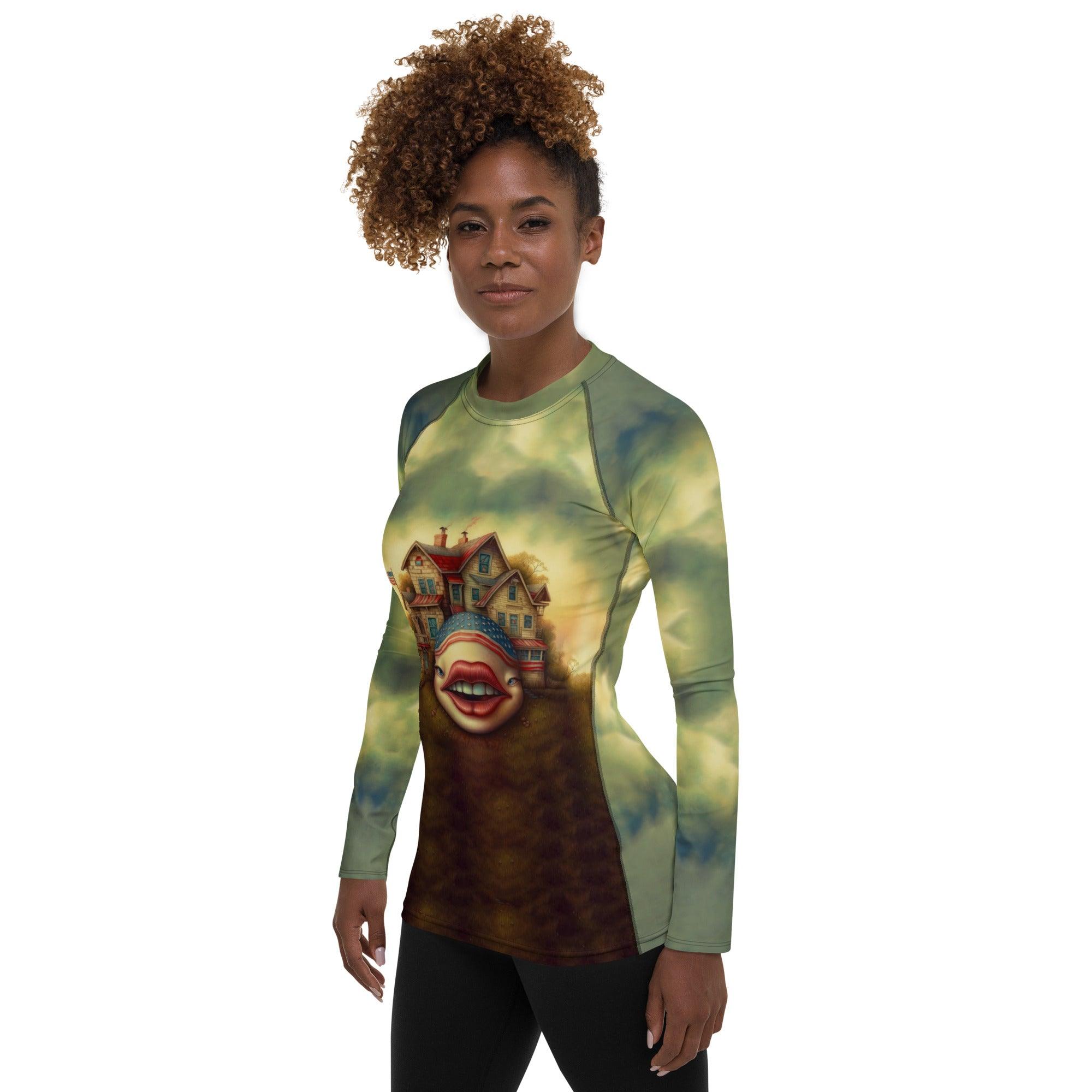 The American Way Women's Rash Guard - Beyond T-shirts