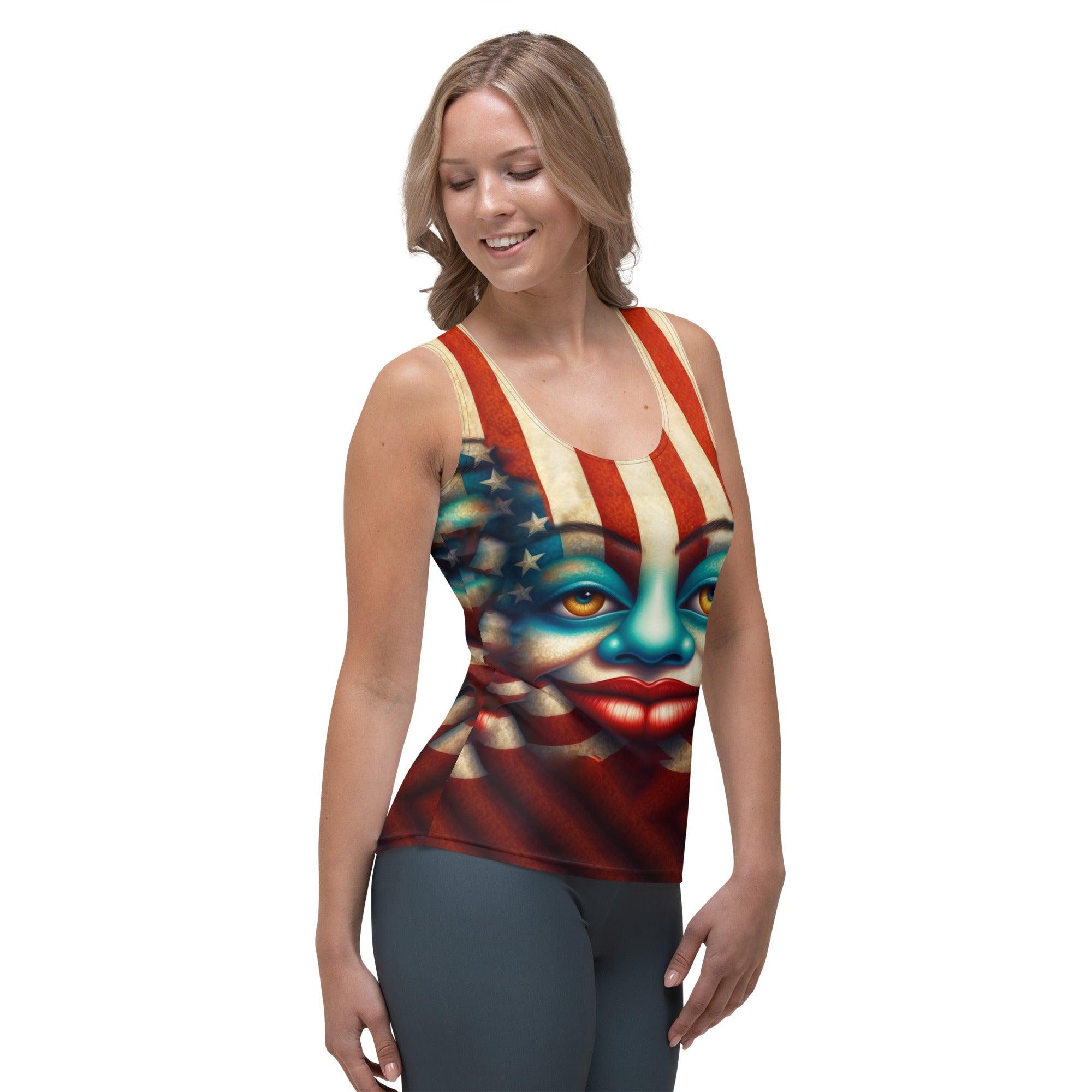 The American West Sublimation Cut & Sew Tank Top - Beyond T-shirts