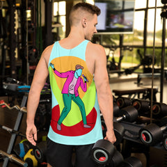 Music-themed Unisex Tank Top for Casual Wear