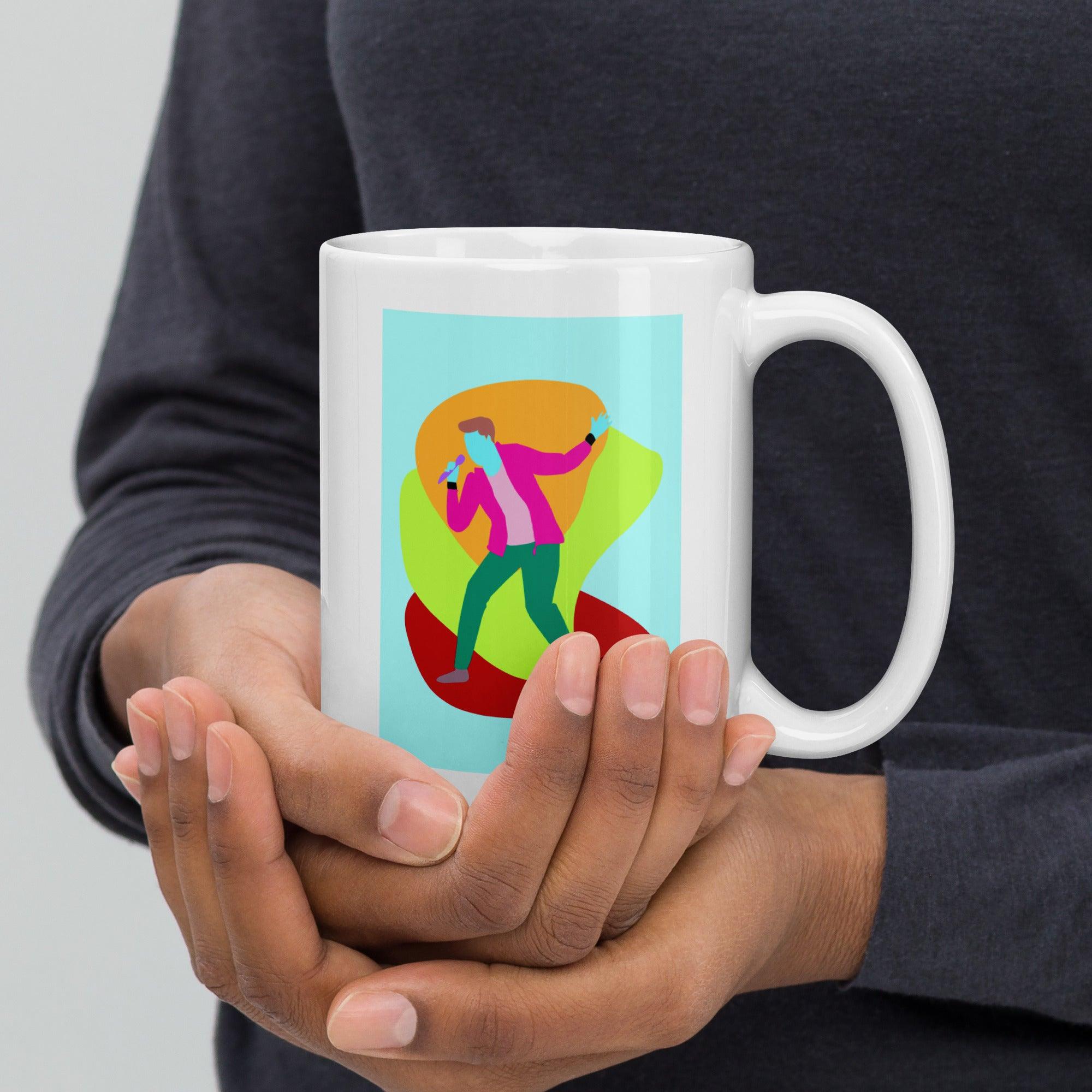 The Singing White Glossy Mug - Beyond T-shirts