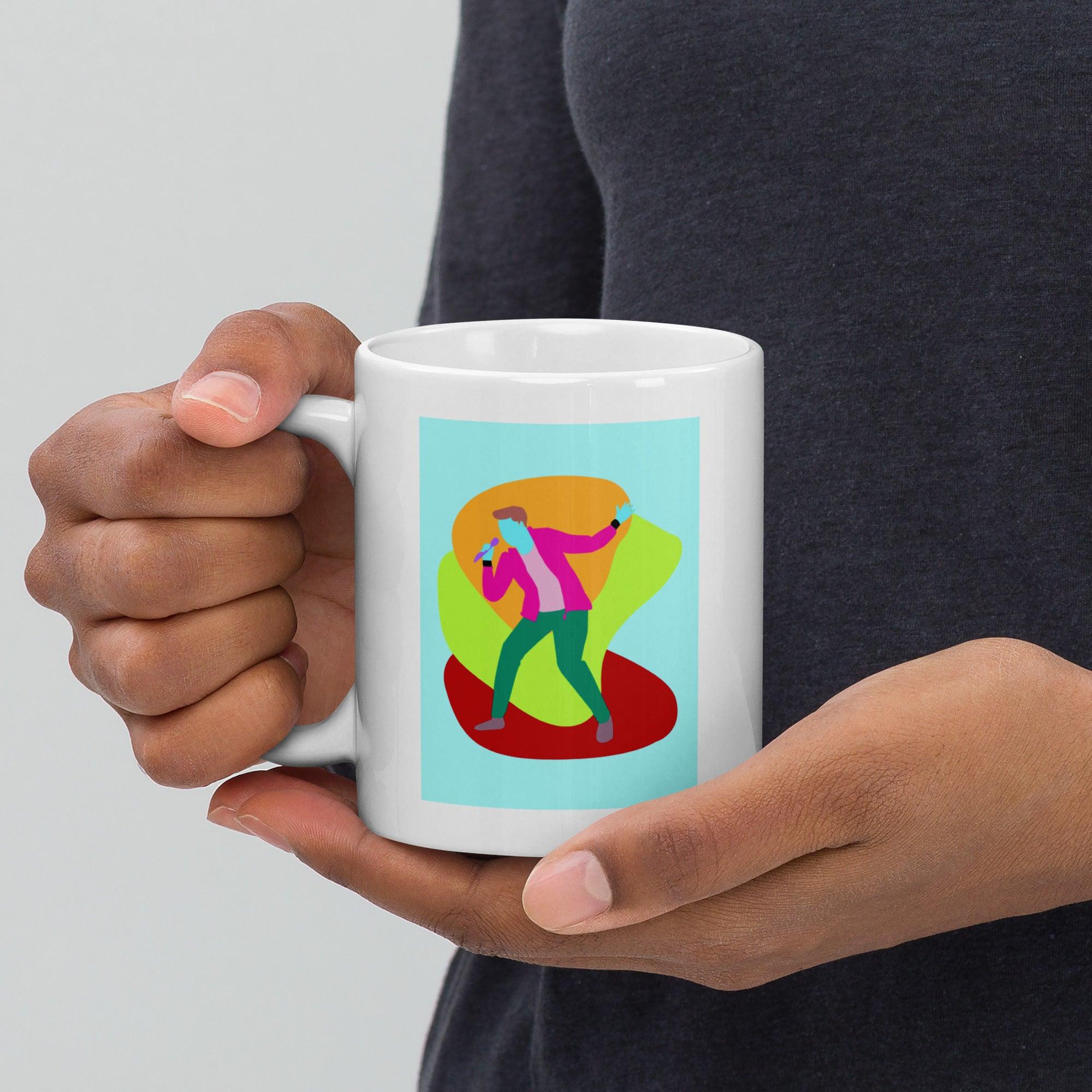 The Singing White Glossy Mug - Beyond T-shirts