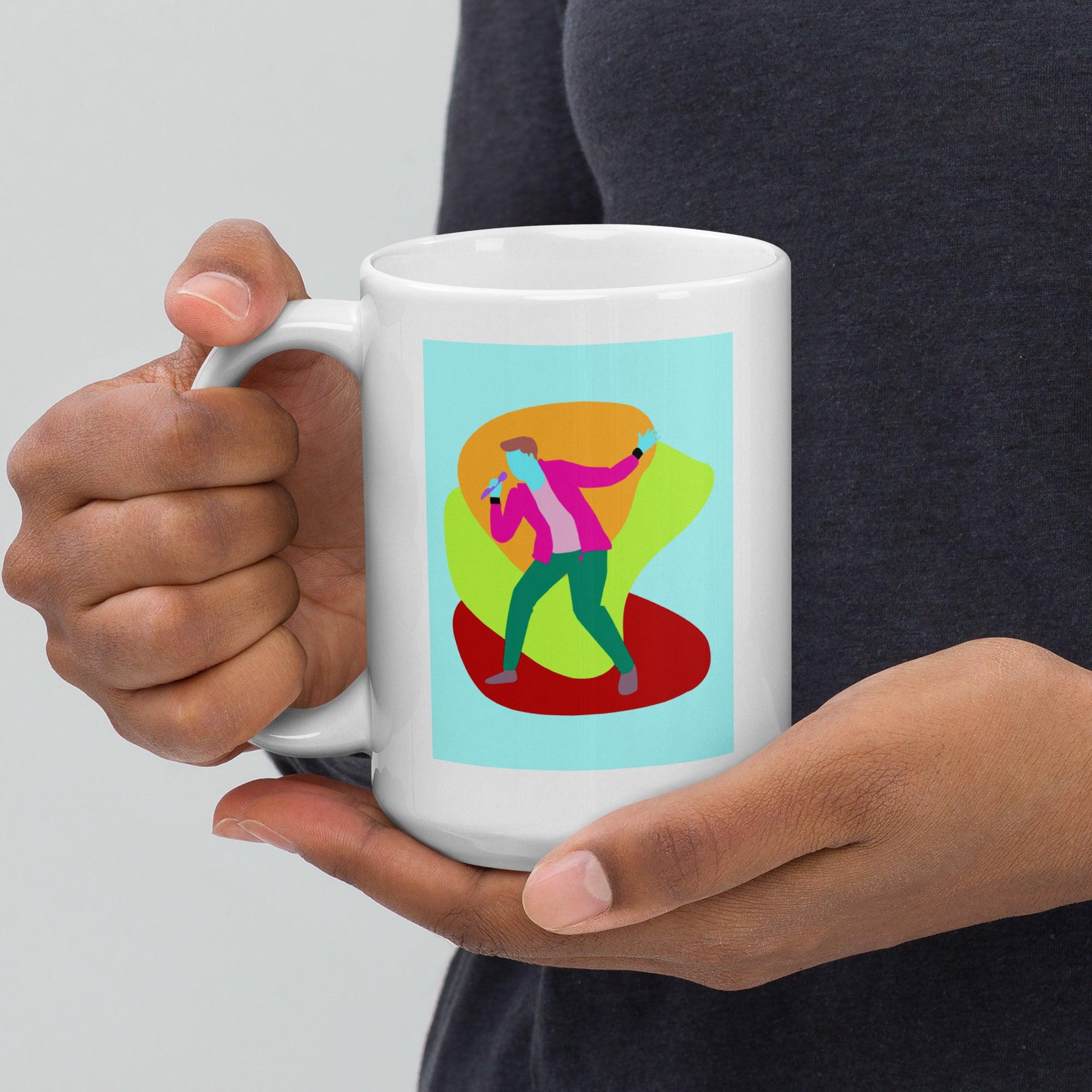 The Singing White Glossy Mug - Beyond T-shirts