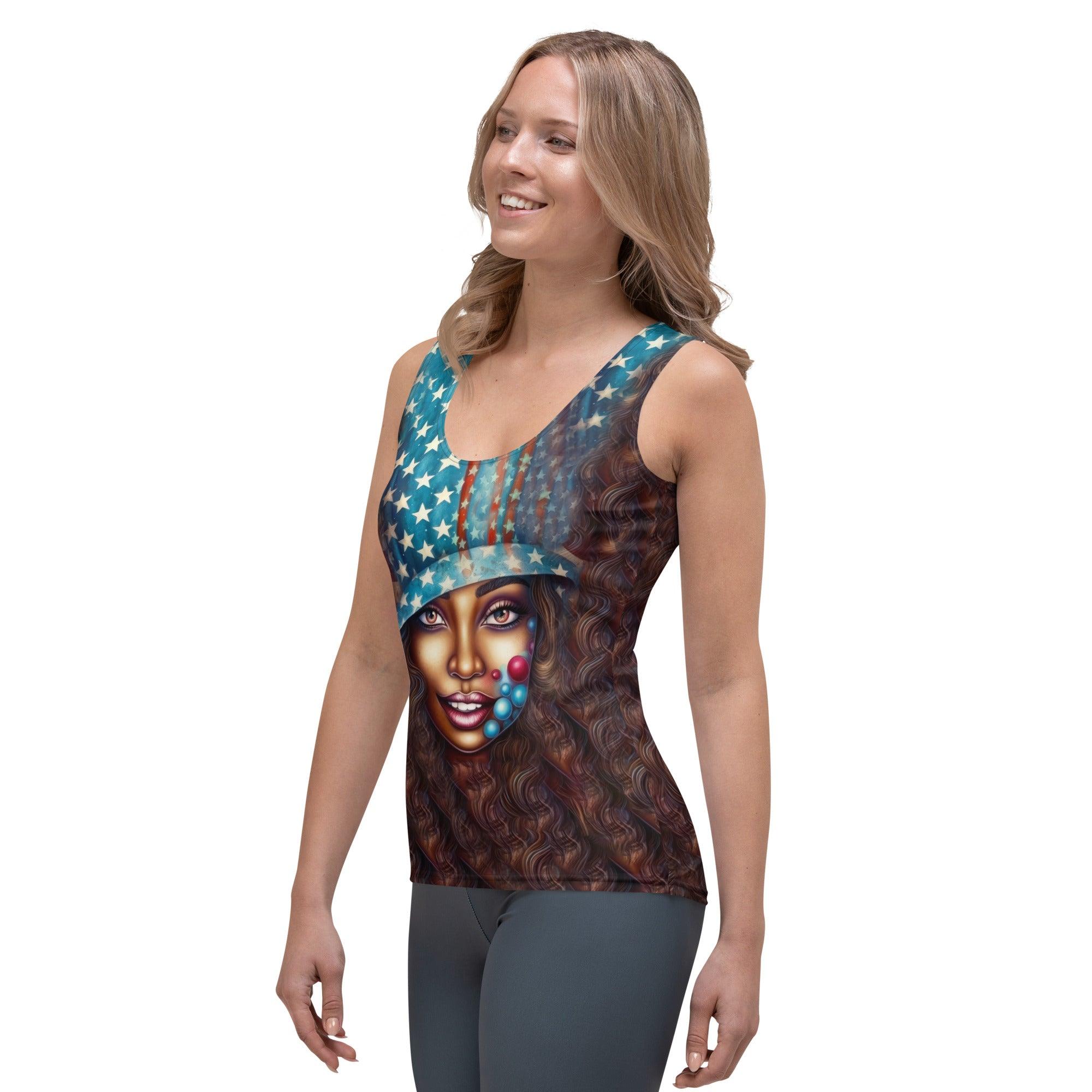 The Spirit Of 76 Sublimation Cut & Sew Tank Top - Beyond T-shirts