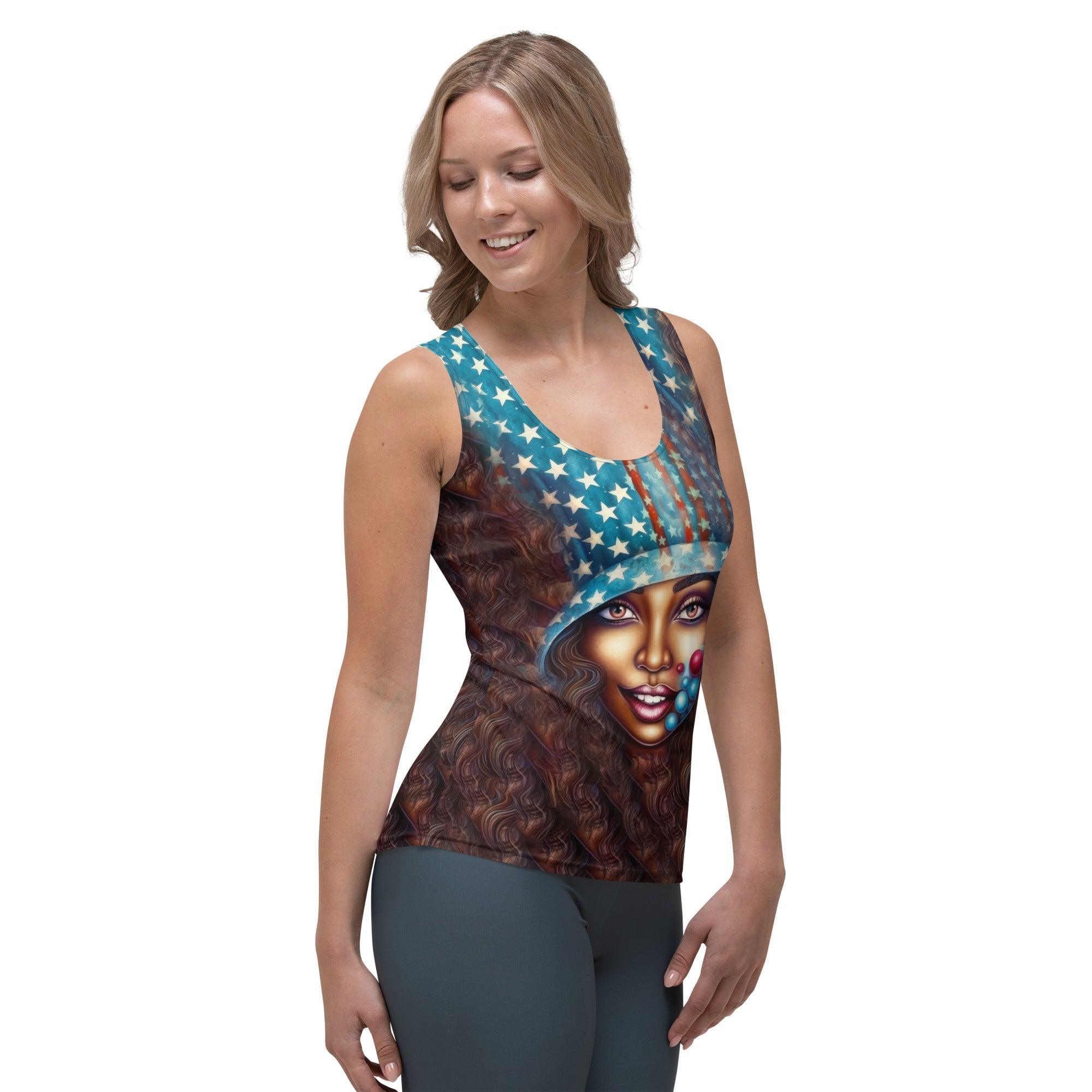 The Spirit Of 76 Sublimation Cut & Sew Tank Top - Beyond T-shirts