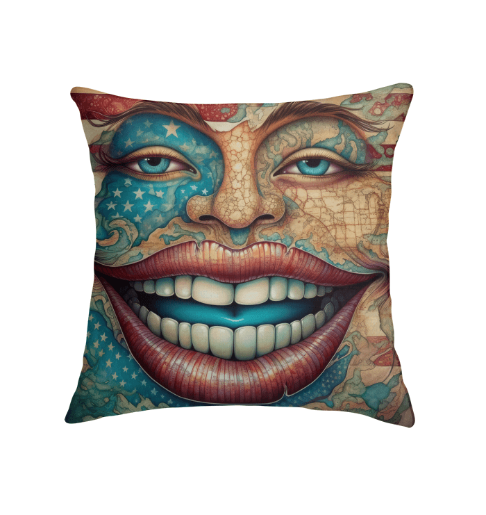 The United States Of Art Indoor Pillow - Beyond T-shirts