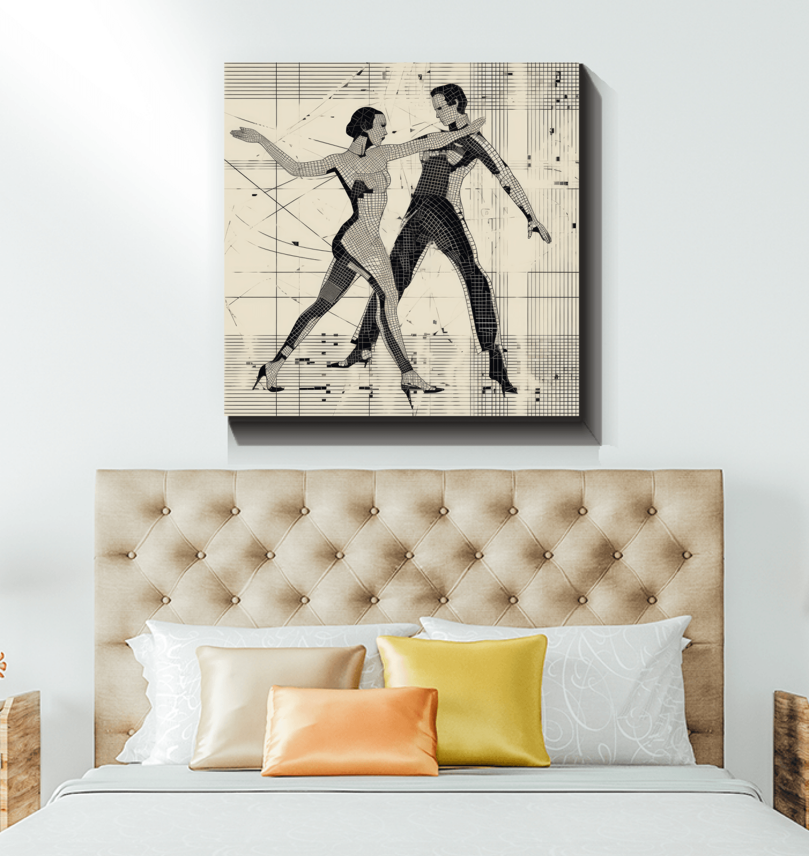 Home Decor Featuring Theatrical Balletic Fashion Canvas