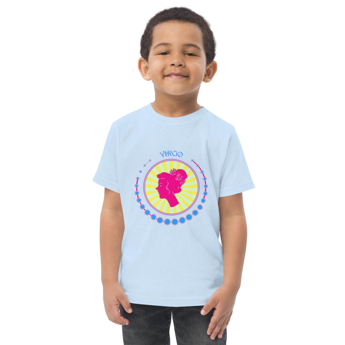 Celestial Zodiac Toddler Jersey T-Shirt - Beyond T-shirts