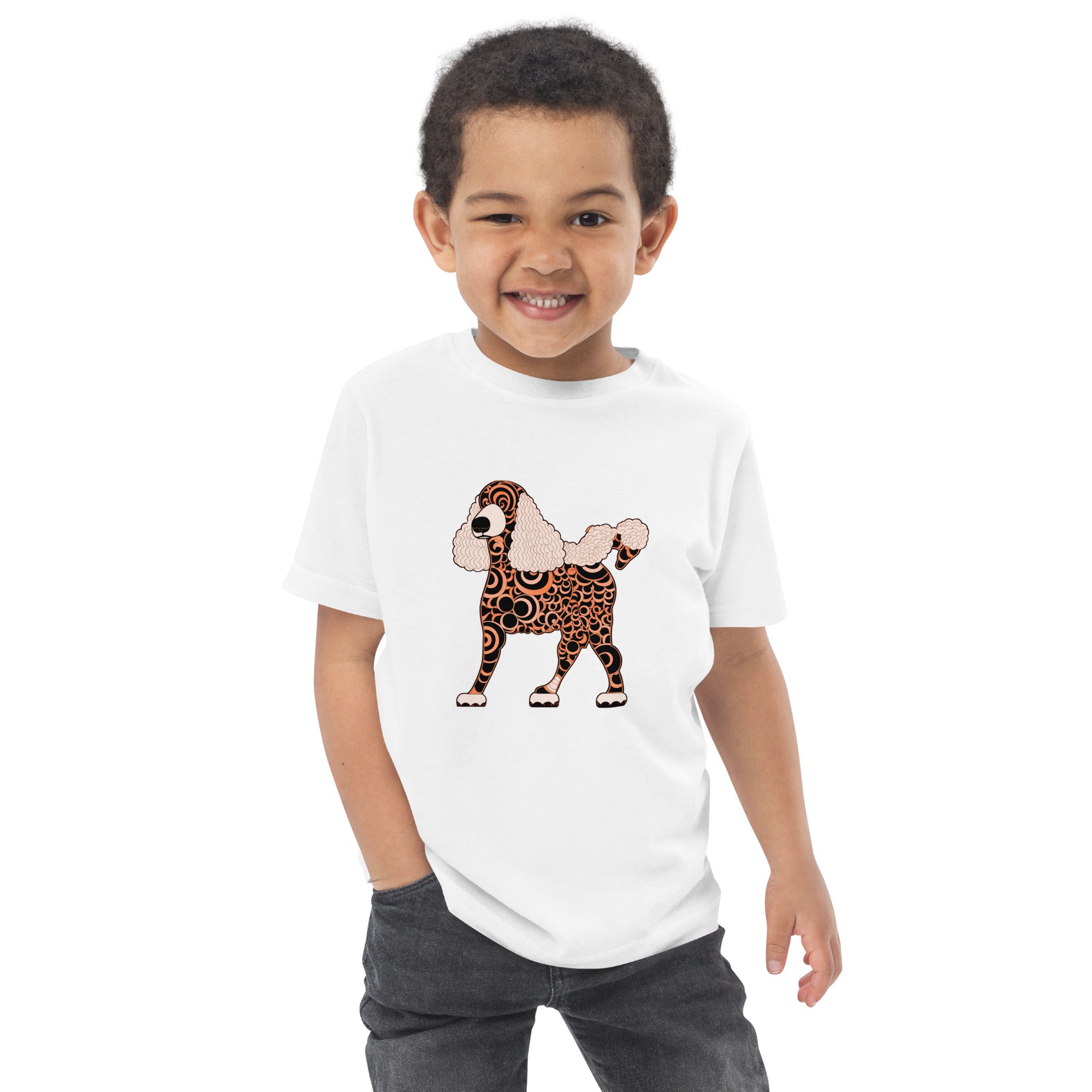 Poodle’s Peaceful Paws Toddler T-Shirt