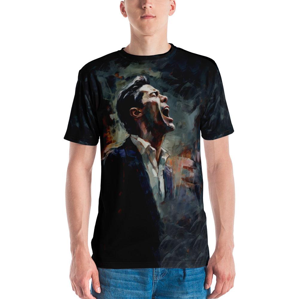 Tonal Tapestry Men's T-Shirt in elegant design